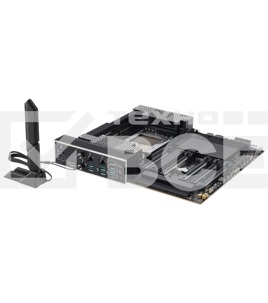 Материнская плата ASUS Pro WS TRX50-SAGE WIFI, sTR5, AMD TRX50, 4xDDR5, 4xSATA, 3xM.2, 1xSlimSAS, 1xPCI-E 5.0 x8, 1xPCI-E 4.0 x16, 1xPCI-E 4.0 x4, 2x 10Gb LAN, 2xUSB-A 2.0, 6xUSB-A 3.2 Gen 2, 1xUSB-C 3.2 Gen 2x2, 2x3.5 мм, 5.1, E-ATX