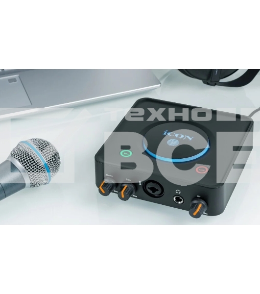 Аудиоинтерфейс USB Icon USolo АЦП/ЦАП 24 бит/192 кГц, 20-20000 Гц, 108 дБ, S/N: -108 дБ, THD+N: -91 дБ, Combo XLR/TRS микр. вход / 2x1/4