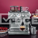 Кофемашина автоматическая Rondell 1105-RE-01 серебристый, исп. кофе - зерновой, 2.8 л, 1550 Вт, 15 Бар., фото2