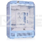 Корпус Thermaltake The Tower 600 Hydrangea голубой без БП ATX 13x120mm 9x140mm 4xUSB3.0 audio bott PSU, фото 1