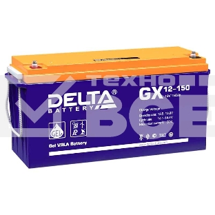 Аккумуляторная батарея Delta GX 12-150 напряжение 12В, емкость 150Ач (482х170х240mm)