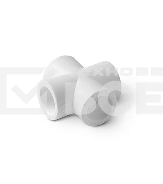 Крестовина 32 полипропиленовая PPR белая PRO AQUA