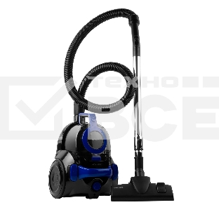 Пылесос Rombica MYCLEAN SECTOR NBL18D02 черный/синий, 360/1800 Вт, уборка сухая, пылесборник контейнер, 2.5 л