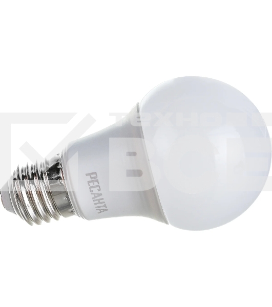 Лампа светодиодная Ресанта LL-R-A60-9W-230-3K-E27 груша, 9 Вт, тепл., Е27