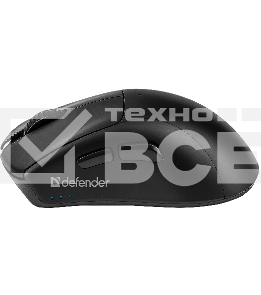 Мышь беспроводная Defender Delata GM-082 черный, 12000 dpi, радиоканал, Bluetooth, USB, кнопки - 6