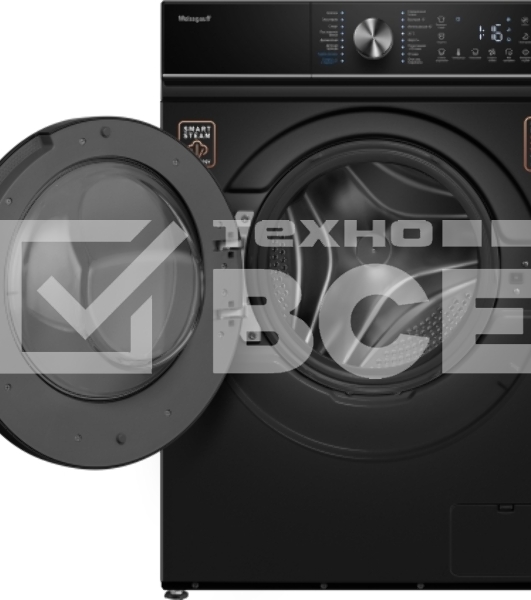 Стиральная машина Weissgauff WM 4106 D Black Edition черный, загрузка фронтальная 6 кг, 1000 об/мин, класс: А