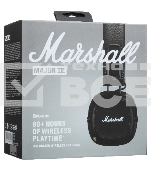 Гарнитура MARSHALL Bluetooth MAJOR IV черный