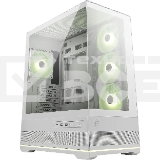 Компьютерный корпус MSI MAG Pano 110R PZ белый без БП ATX 6x120мм 7x140мм 2xUSB 3.0 1xUSB3.1 audio AirDuct bott PSU
