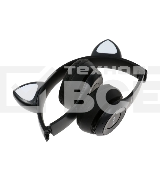 Наушники накладные беспроводные Ergolux ELX-BTHP02-C02 черный