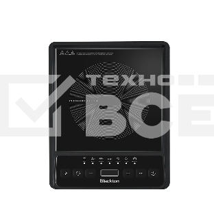 Плита настольная электрическая Blackton Bt IC133C Black, индукционная, мощность: 2000 Вт, тип управления: электронное, регулировка мощности: 8 уровней, количество автоматических программ: 7, размер варочной поверхности: 190 мм, материал корпуса: пластик, 