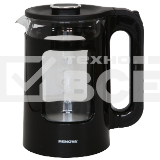 Чайник электрический Renova KT17G-11B Термостойко стекло