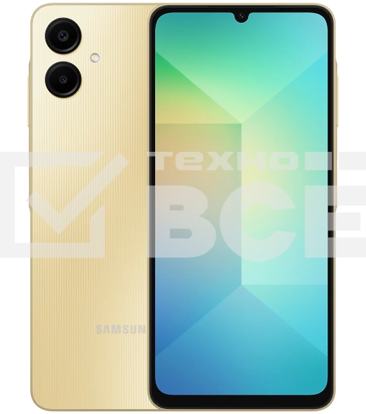 Смартфон Samsung Galaxy A06 SM-A065F 4/64Gb золотистый