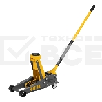 Домкрат гидравлический подкатной Denzel 3 т, 125-470 мм, быстрый подъем, проф. 51260, фото 1