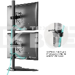 Кронштейн ONKRON D208FS для двух мониторов 13