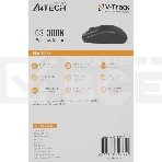 Мышь беспроводная A4Tech V-Track G3-300N черный, 1000 dpi, радиоканал, USB, кнопки - 3, фото2