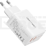 Сетевое зарядное устройство Vention на 4 порта GaN 50W USB (C+C+A+A) белый, фото4