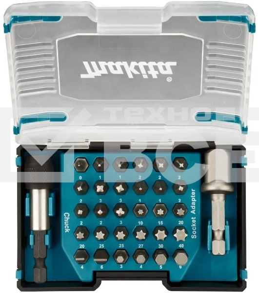 Набор бит Makita D-65084 (32пред.) для шуруповертов