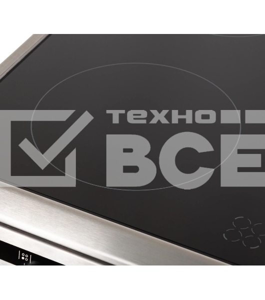 Плита электрическая Hansa FCCX64000 серебристый, конфорок 4 шт, духовка 69 л, 60 см x 85 см x 60 см