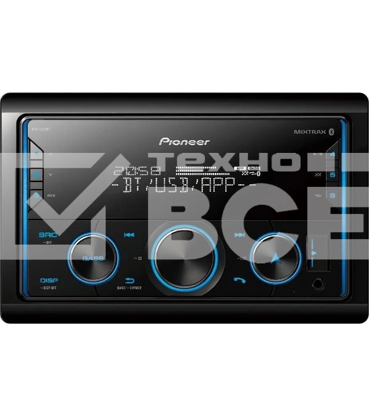 Автомагнитола Pioneer MVH-S425BT 2DIN 4x50Вт ПДУ RDS