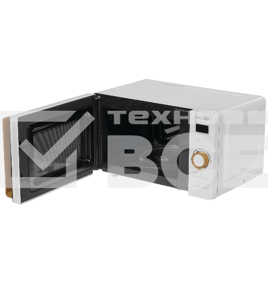 Микроволновая печь Tesler ME-2044 белый/черный, 20 л, 700 Вт, переключатели - кнопки, поворотный механизм