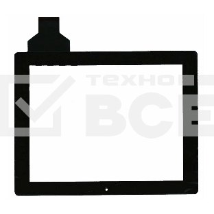 Сенсорное стекло (тачскрин) Cube U9GT2 300-L3312A-A00-V1.0, черное
