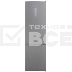 Холодильник Hotpoint HT5200S (R) серебристый двухкамерный 247/78л морозилка снизу, No Frost, фото 1