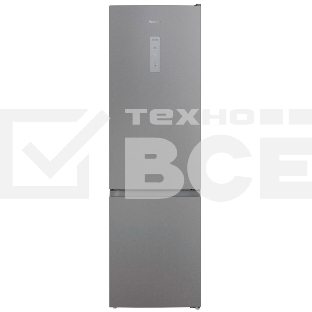Холодильник Hotpoint HT5200S (R) серебристый двухкамерный 247/78л морозилка снизу, No Frost