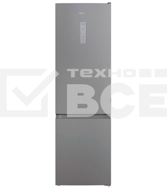 Холодильник Hotpoint HT5200S (R) серебристый двухкамерный 247/78л морозилка снизу, No Frost