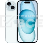 Смартфон Apple iPhone 15, 6/256Gb, голубой, фото 1