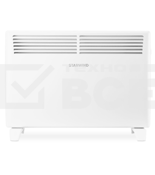 Конвектор Starwind SHV1015 белый, 1500 Вт, 20 м2, термостат