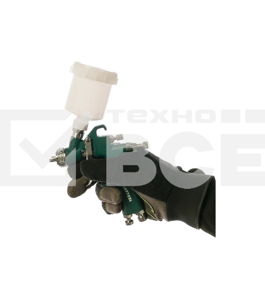 Краскопульт пневматический KRAFTOOL AirKraft Mini 06565-1.0  HVLP, сопло: 1 мм, макс. 130 л/мин