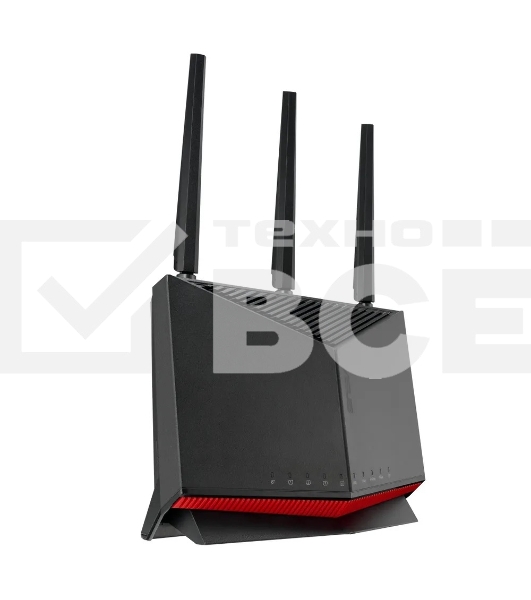 Маршрутизатор ASUS RT-BE86U, черный/красный, 90IG08W0-MO9A0V