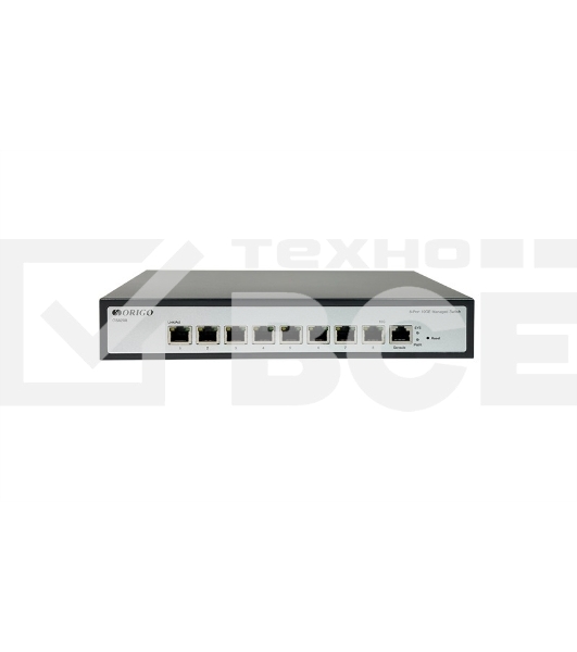 Коммутатор управляемый ORIGO OS6208/A1A L2, 8x10GBase-T, консольный порт RJ-45, комплект для установки в 19