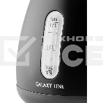Чайник электрический Galaxy Line GL 0343, черный нефрит, металл, 2200 Вт, 1,7 л, фото3