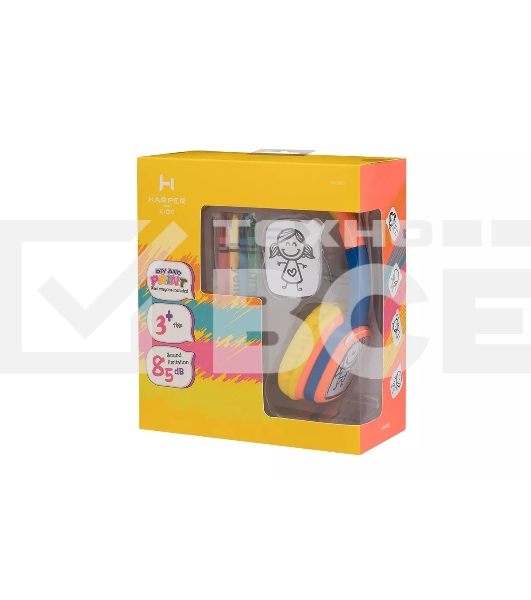 Наушники Harper KIDS HN-302 Orange-Blue