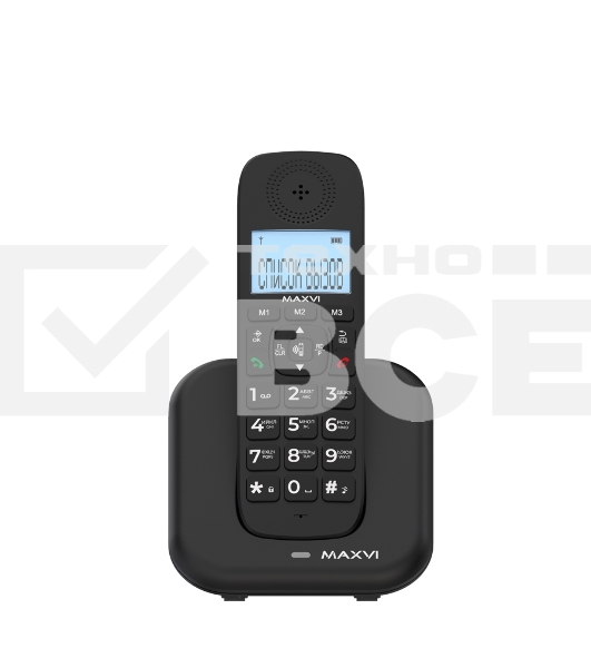 Радиотелефон MAXVI AM-02 черный