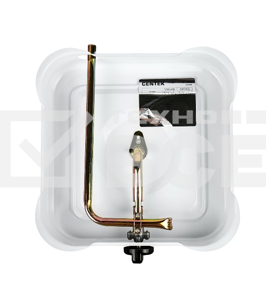 Плита настольная газовая Centek CT-1520 (белый), 1 конфорка, сменная форсунка баллон/магистраль