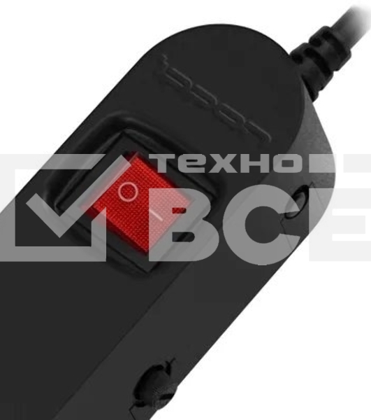 Сетевой фильтр Ippon NF-EU-3-10 3 м, 6 розеток, черный, коробка