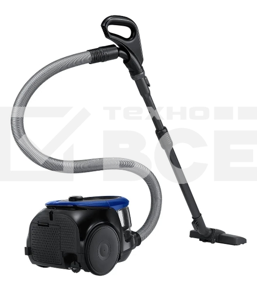 Пылесос Samsung VC18M21A0SB синий, 380/1800 Вт, уборка сухая, пылесборник контейнер 1.5 л