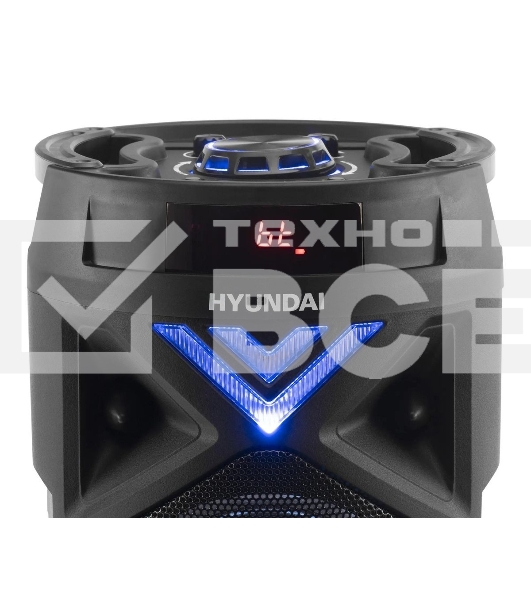 Минисистема Hyundai H-MC180 черный 80Вт/FM/USB/BT/SD/MMC