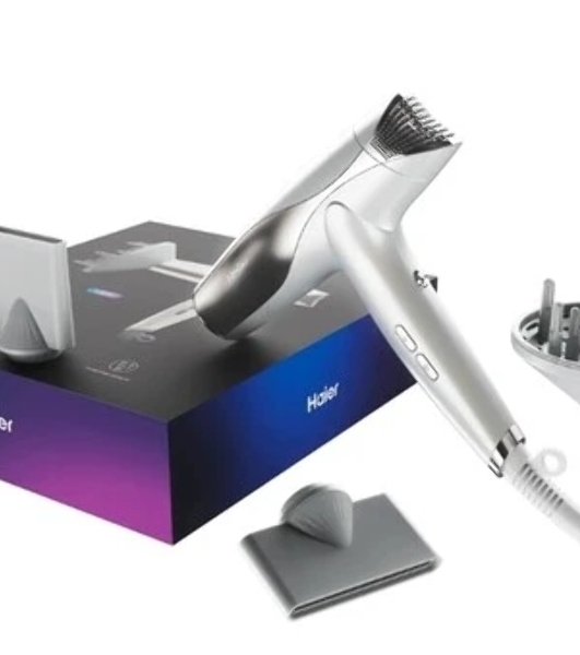 Фен Haier HHD-602 белый, 1600 Вт, ионизация