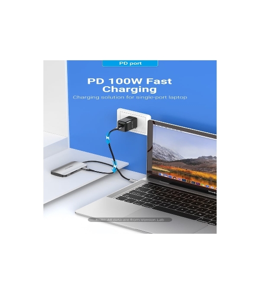 USB-концентратор Vention TNHHB, USB Type-C, USB/SD/TF/PD, USB Type-C