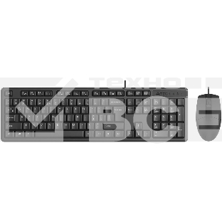 Клавиатура + мышь A4Tech KR-3330 клав:черный мышь:черный USB
