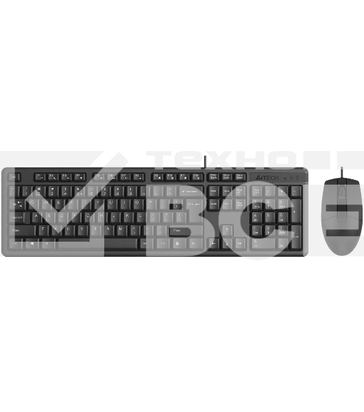 Клавиатура + мышь A4Tech KR-3330 клав:черный мышь:черный USB