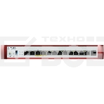 Межсетевой экран Zyxel USG FLEX 500H, Rack, 2xRJ-45: 1/2.5G (LAN/WAN), 2xRJ-45: 1/2.5G PoE+ (LAN/WAN), 8xRJ-45: 1G (LAN/WAN), 1xUSB3.0 **, фото 1