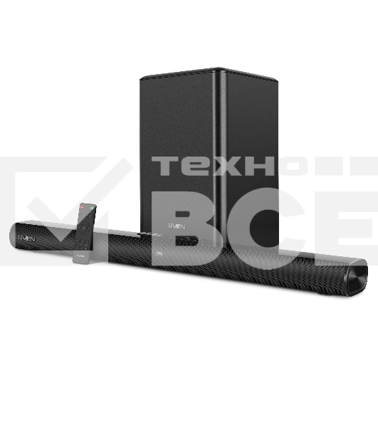 Саундбар Sven SB-2200D черный (2 x 60W, Bluetooth сабвуфер 180W, пульт ДУ, LED-дисплей, HDMI, USB)