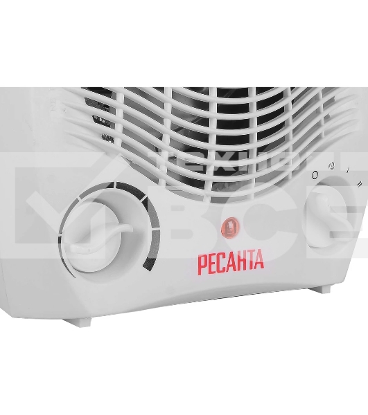 Тепловентилятор Ресанта ТВС-2000, белый, 2000 Вт, 20 м2, термостат 67/2/11