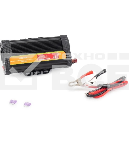Автоинвертор Digma AI600-12W 600Вт