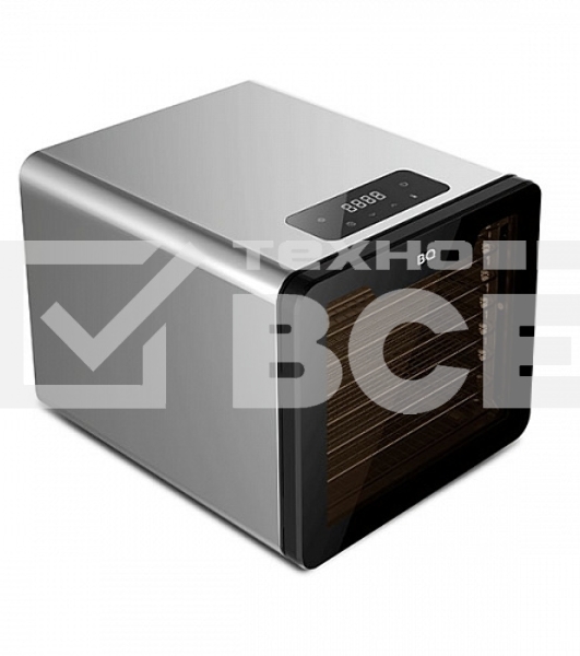 Сушилка для овощей и фруктов BQ FD9000 Black-Steel, Мощность 650 Вт