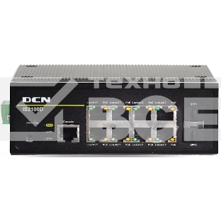 Промышленный коммутатор DIN Rail Industrial L2 Managed POE+ Switch, 8x 10/100Base-T(POE+30W) + 2x 100/1000M SFP